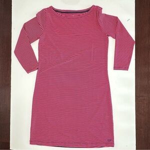 Vineyard Vines Pink and Navy Striped Top